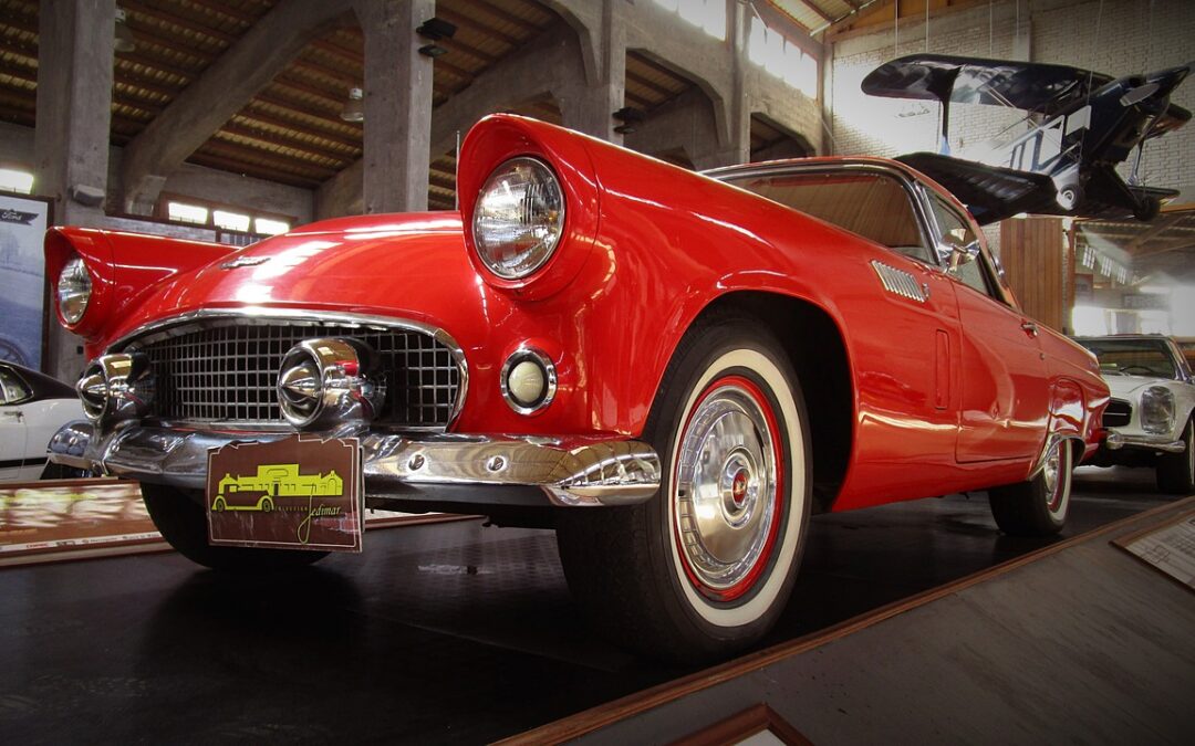 The Evolution of the Ford Thunderbird from 1955 to 1957